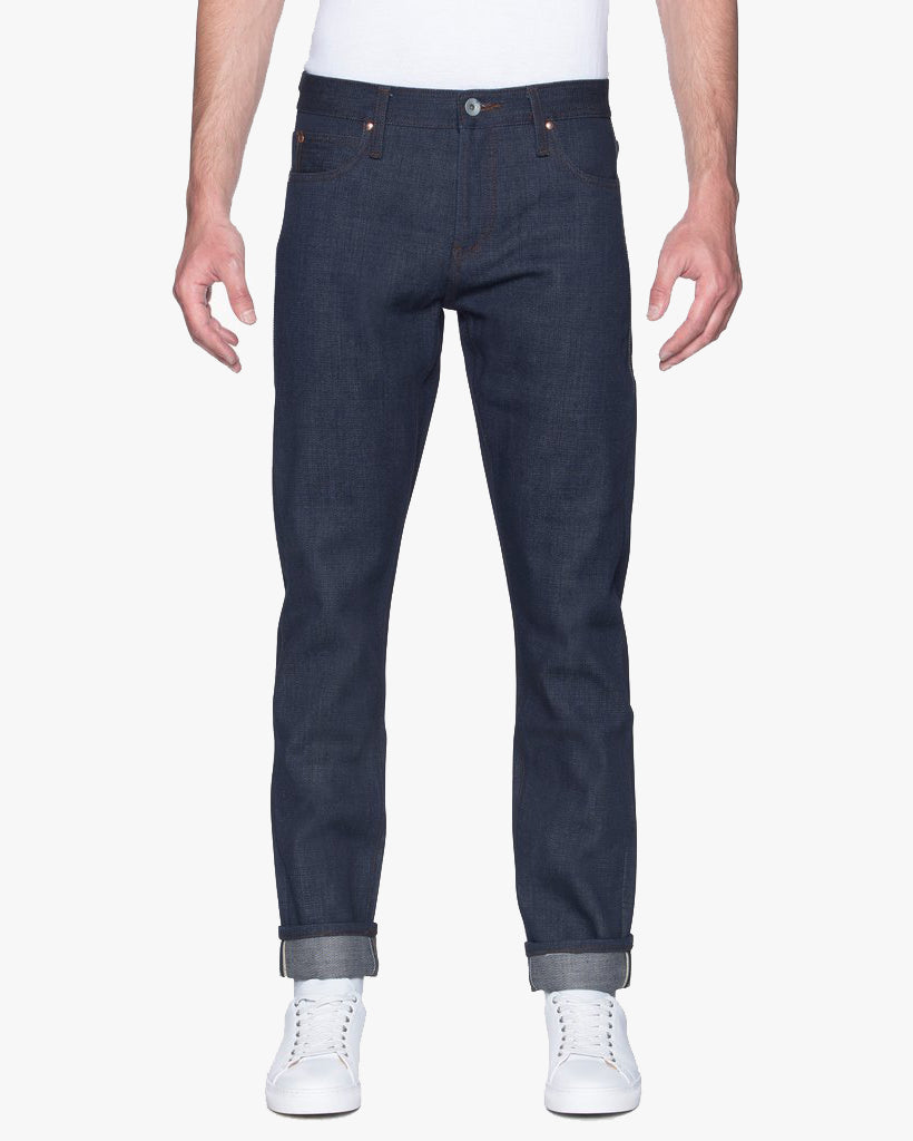 Unbranded UB421 Tight Fit Mens Jeans - 21oz Indigo Selvedge | The Unbranded Brand Jeans | JEANSTORE