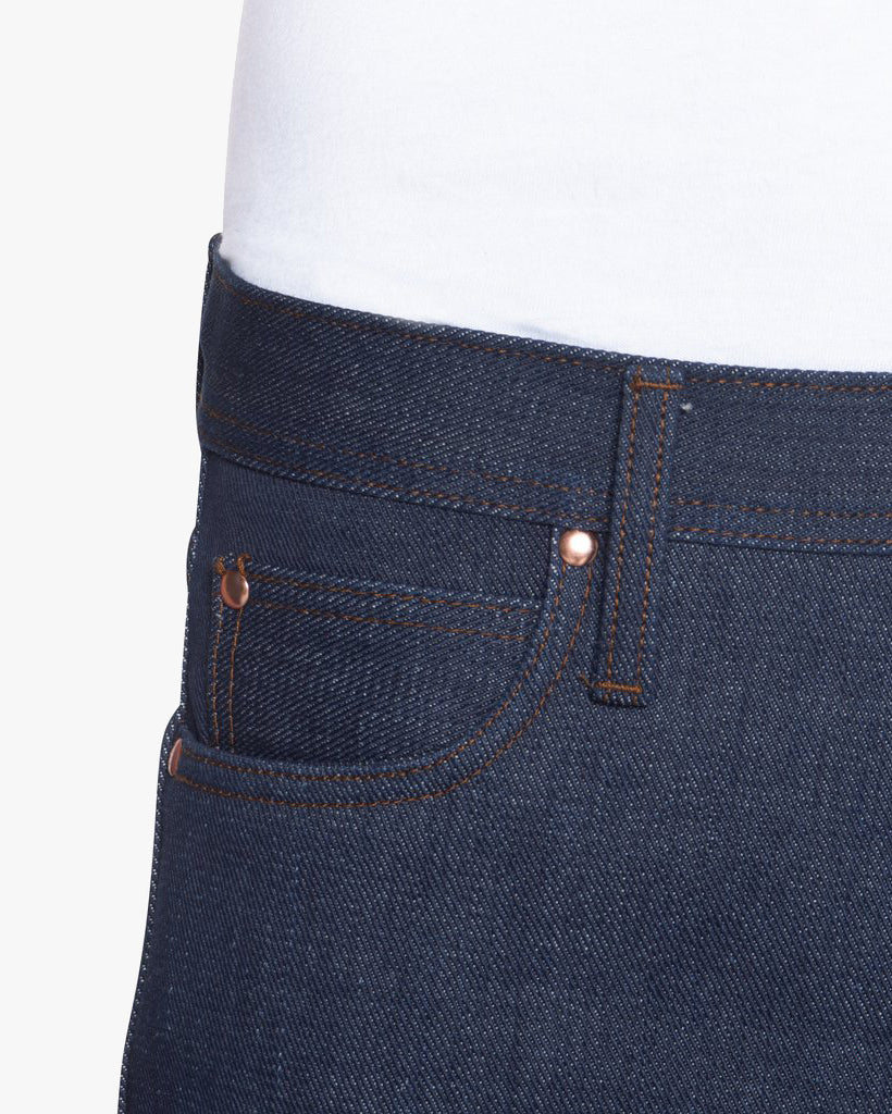 Unbranded UB421 Tight Fit Mens Jeans - 21oz Indigo Selvedge | The Unbranded Brand Jeans | JEANSTORE