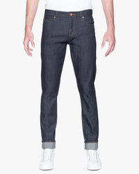 Unbranded UB422 Tight Fit Mens Jeans - 11oz Indigo Stretch Selvedge | The Unbranded Brand Jeans | JEANSTORE