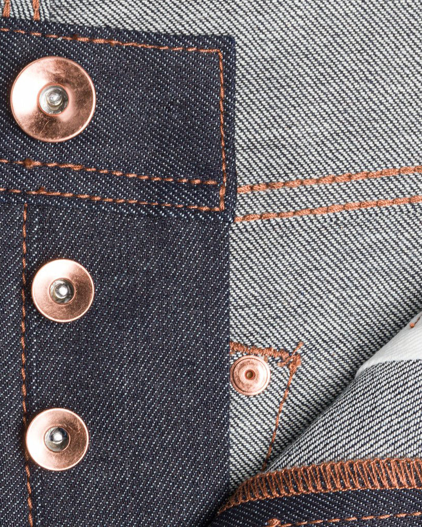 Unbranded UB422 Tight Fit Mens Jeans - 11oz Indigo Stretch Selvedge | The Unbranded Brand Jeans | JEANSTORE