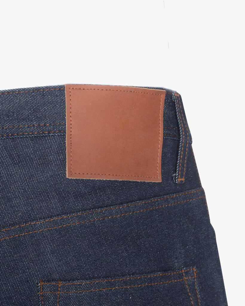 Unbranded UB601 Relaxed Tapered Mens Jeans - 14.5oz Indigo Selvedge | The Unbranded Brand Jeans | JEANSTORE