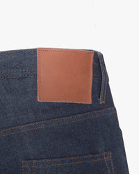 Unbranded UB601 Relaxed Tapered Mens Jeans - 14.5oz Indigo Selvedge | The Unbranded Brand Jeans | JEANSTORE