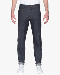 Unbranded UB622 Relaxed Tapered Mens Jeans - 11oz Indigo Stretch Selvedge | The Unbranded Brand Jeans | JEANSTORE