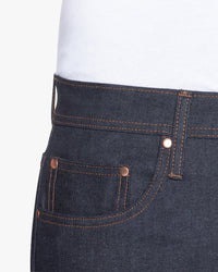 Unbranded UB622 Relaxed Tapered Mens Jeans - 11oz Indigo Stretch Selvedge | The Unbranded Brand Jeans | JEANSTORE