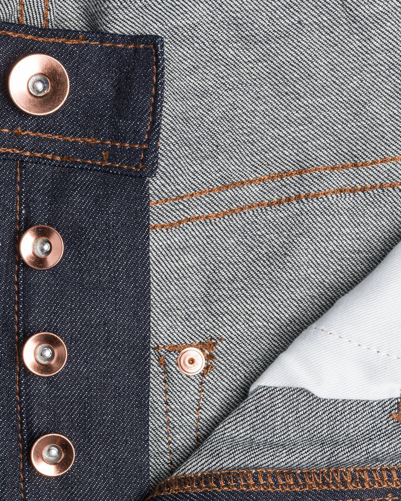 Unbranded UB622 Relaxed Tapered Mens Jeans - 11oz Indigo Stretch Selvedge | The Unbranded Brand Jeans | JEANSTORE