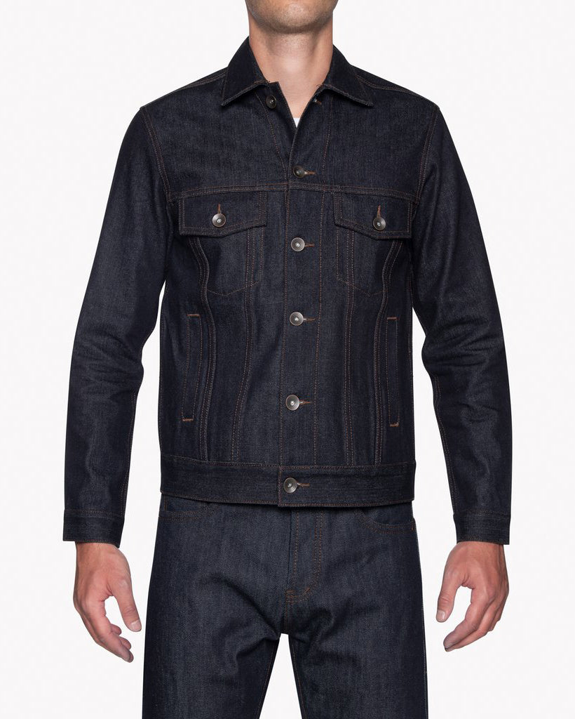 Unbranded UB901 Denim Jacket - 14.5oz Indigo Selvedge | The Unbranded Brand Jackets & Coats | JEANSTORE