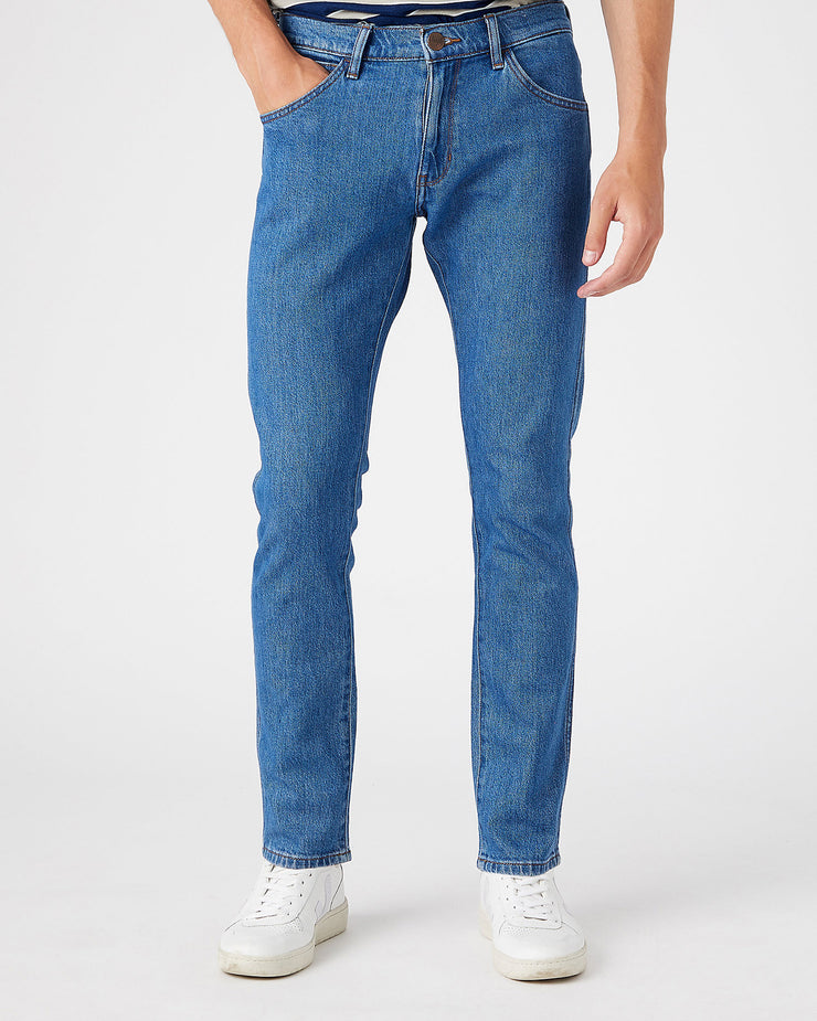 Wrangler Bryson Skinny Fit Mens Jeans - All In Stone | Wrangler Jeans | JEANSTORE
