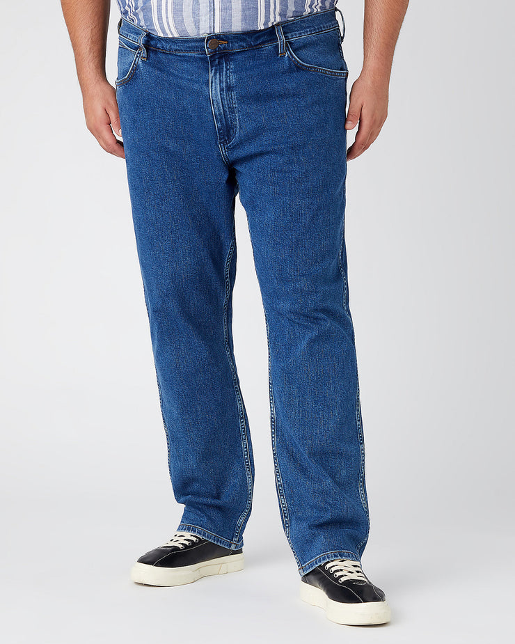 Wrangler Greensboro Regular Fit Mens Jeans - The Stone Ride | Wrangler Jeans | JEANSTORE