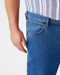Wrangler Greensboro Regular Fit Mens Jeans - The Stone Ride | Wrangler Jeans | JEANSTORE