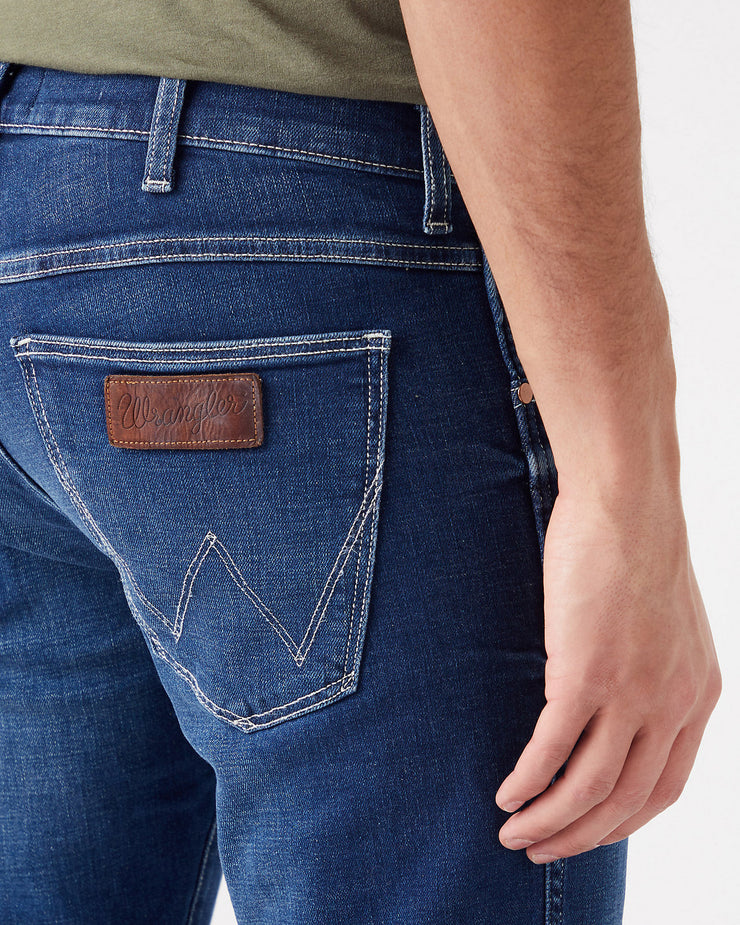 Wrangler Larston Slim Tapered Mens Jeans - For Real | Wrangler Jeans | JEANSTORE