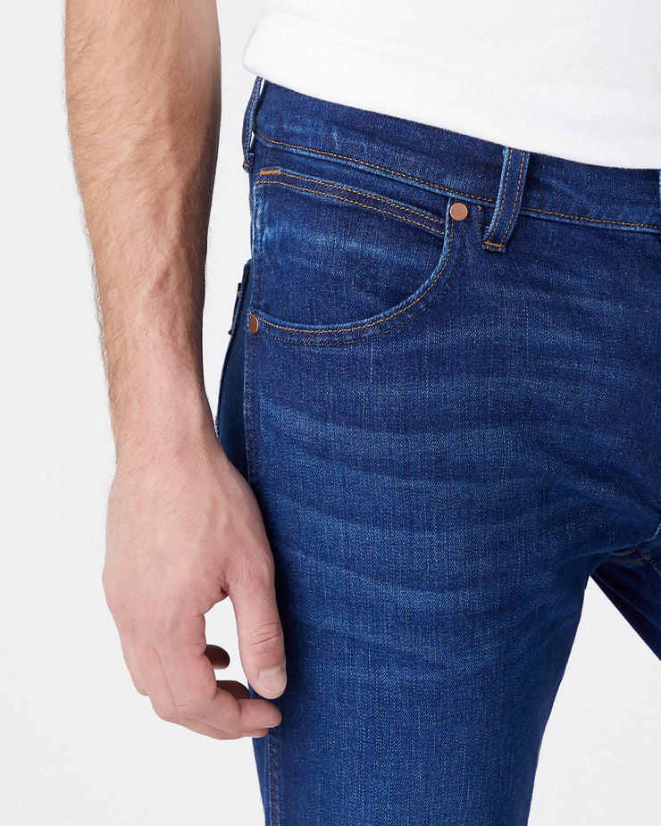 Wrangler Larston Slim Tapered Mens Jeans - The Bullseye | Wrangler Jeans | JEANSTORE