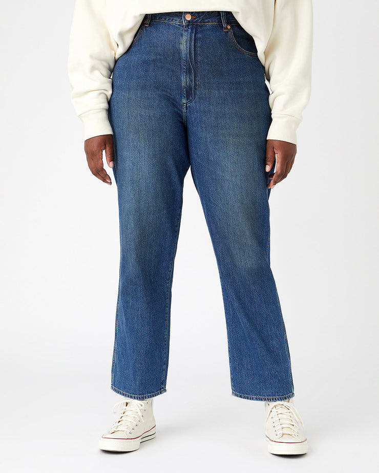 Wrangler Womens Mom Straight Fit Jeans - Summertime | Wrangler Jeans | JEANSTORE