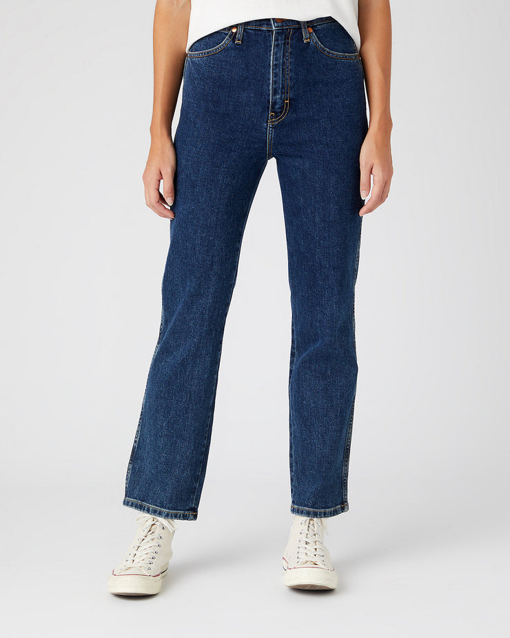 Wrangler Wild West High Rise Cropped Jeans - Canyon Lake