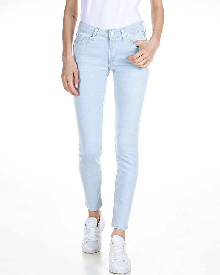 Replay Womens New Luz Skinny Fit Jeans - Super Light Blue