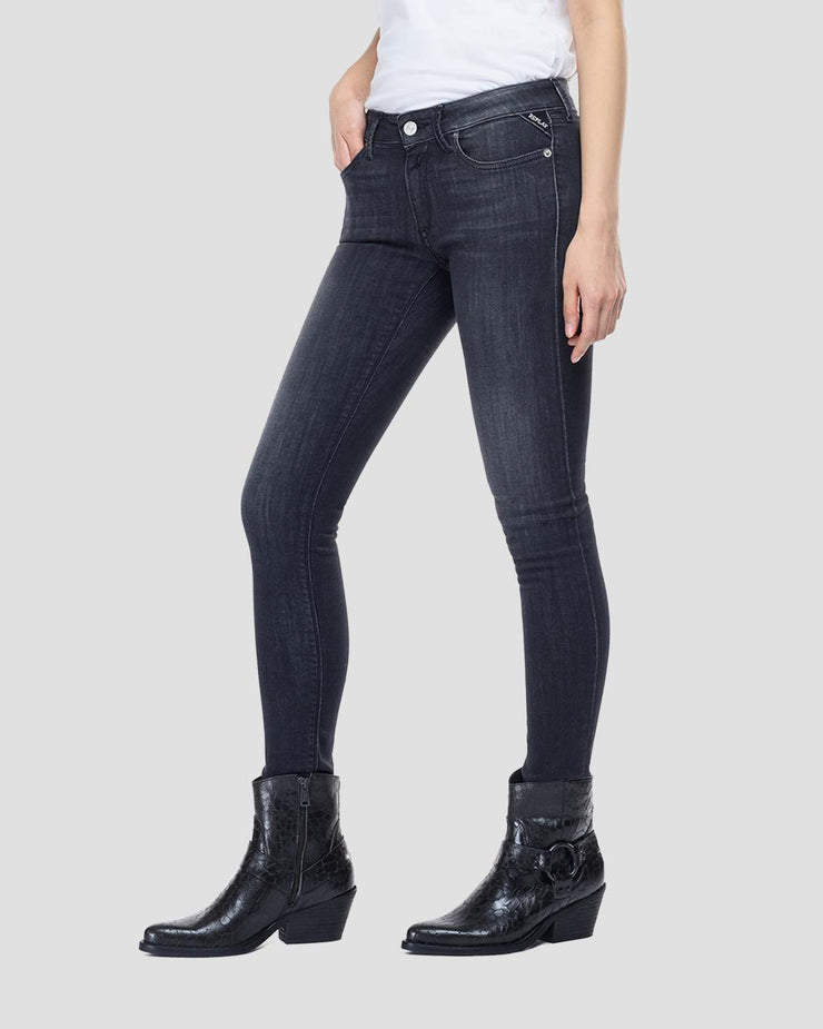 Replay Womens New Luz Skinny Fit Jeans - Washed Black | Replay Jeans | JEANSTORE