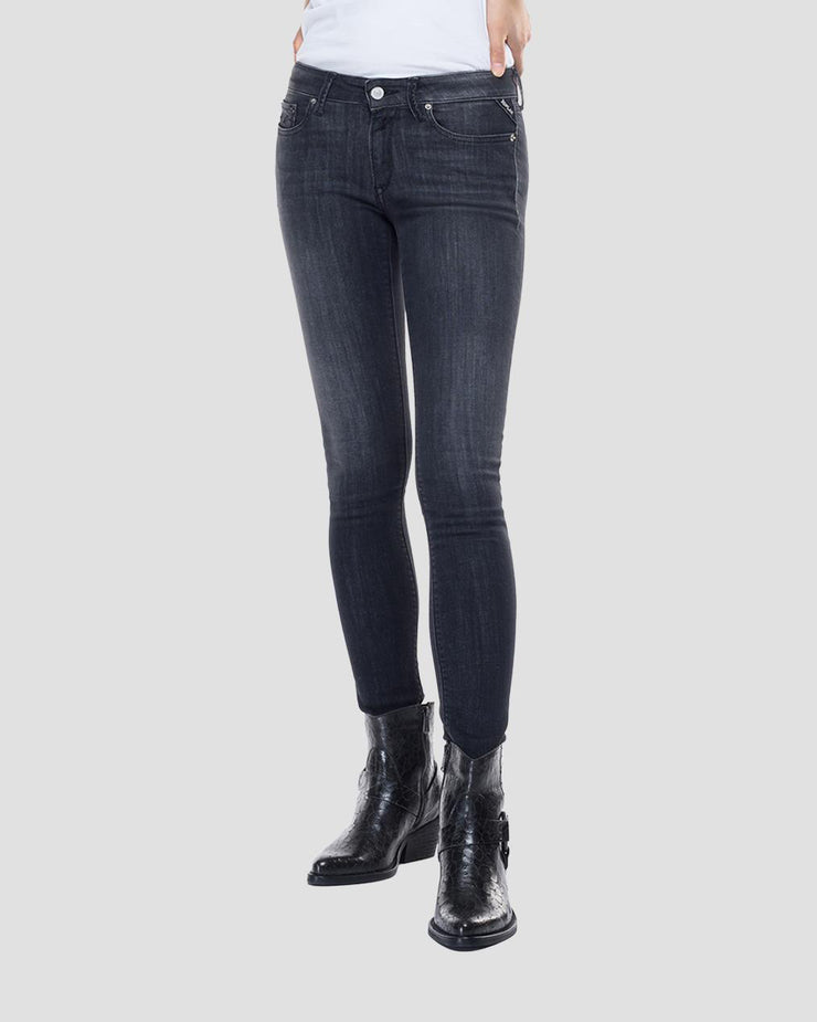 Replay Womens New Luz Skinny Fit Jeans - Washed Black | Replay Jeans | JEANSTORE