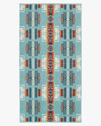 Pendleton Jacquard Bath Towel - Chief Joseph Aqua | Pendleton Miscellaneous | JEANSTORE
