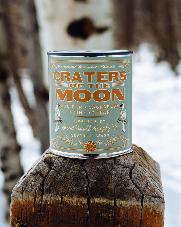 Good & Well Supply Co. National Monuments Soy Candle - Craters Of The Moon | Good & Well Supply Co. Miscellaneous | JEANSTORE