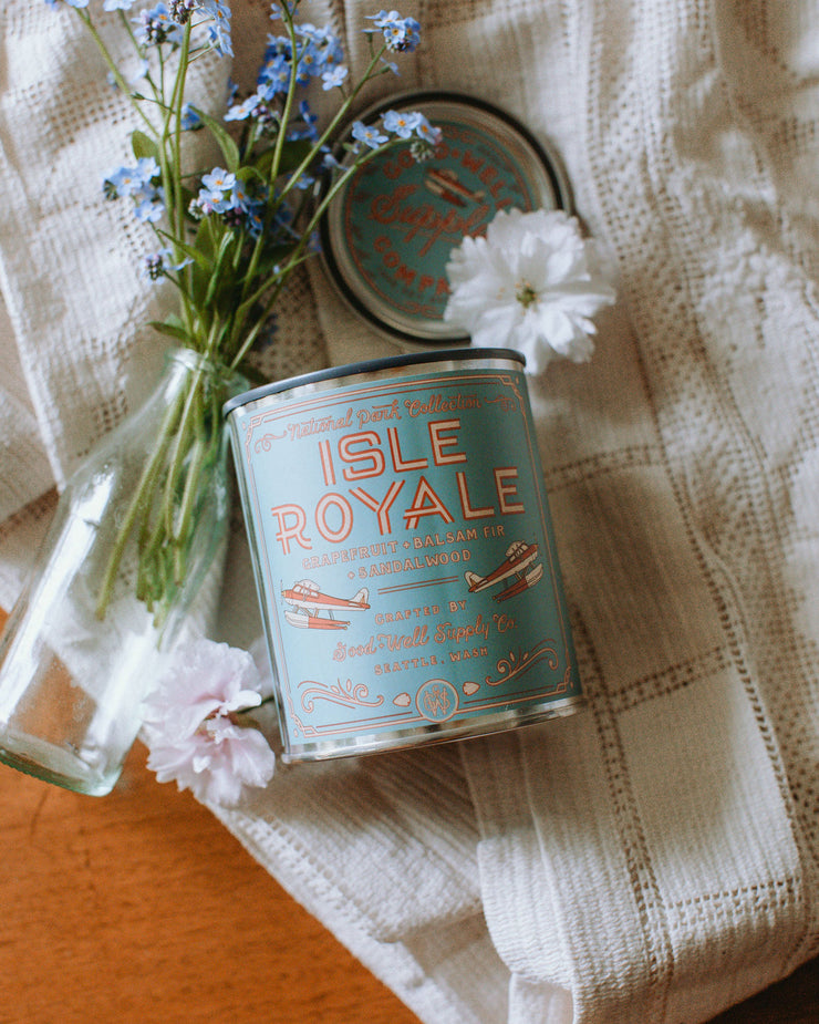 Good & Well Supply Co. National Park Soy Candle - Isle Royale | Good & Well Supply Co. Miscellaneous | JEANSTORE
