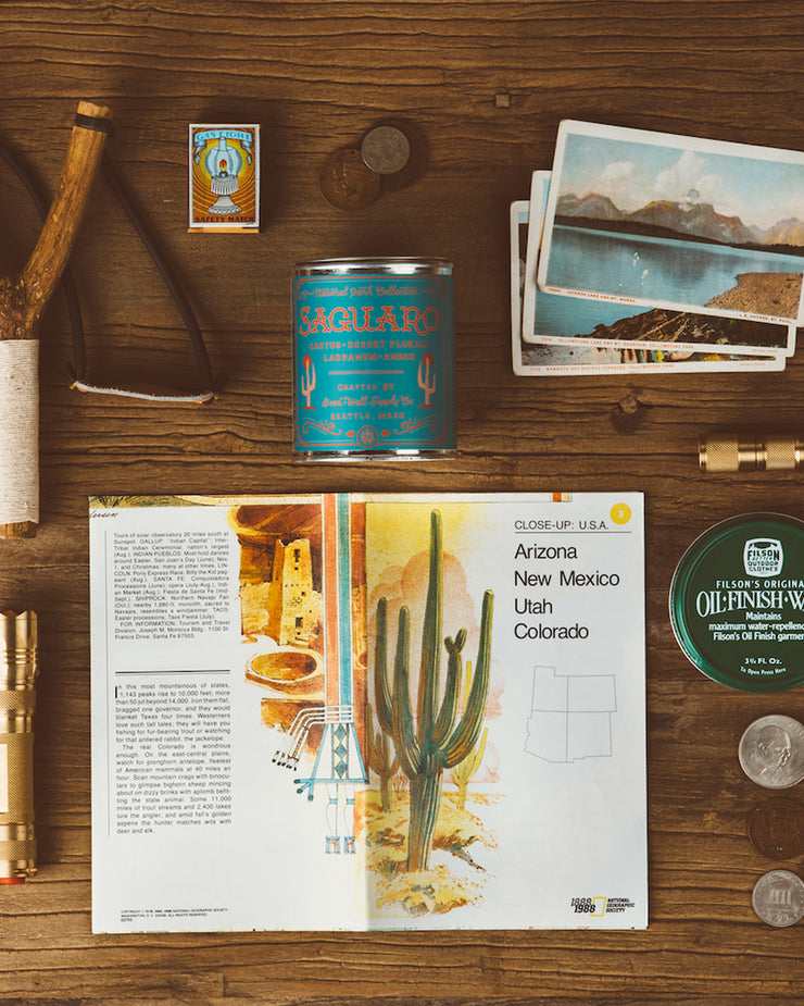 Good & Well Supply Co. National Park Soy Candle - Saguaro | Good & Well Supply Co. Miscellaneous | JEANSTORE