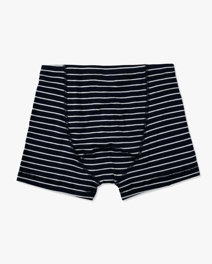 Hemen Biarritz Albar Sailor Stripe Boxer Brief - Marine / Natural | Hemen Biarritz Underwear | JEANSTORE