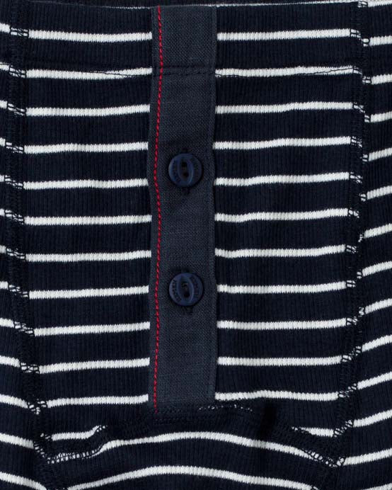 Hemen Biarritz Albar Sailor Stripe Boxer Brief - Marine / Natural | Hemen Biarritz Underwear | JEANSTORE