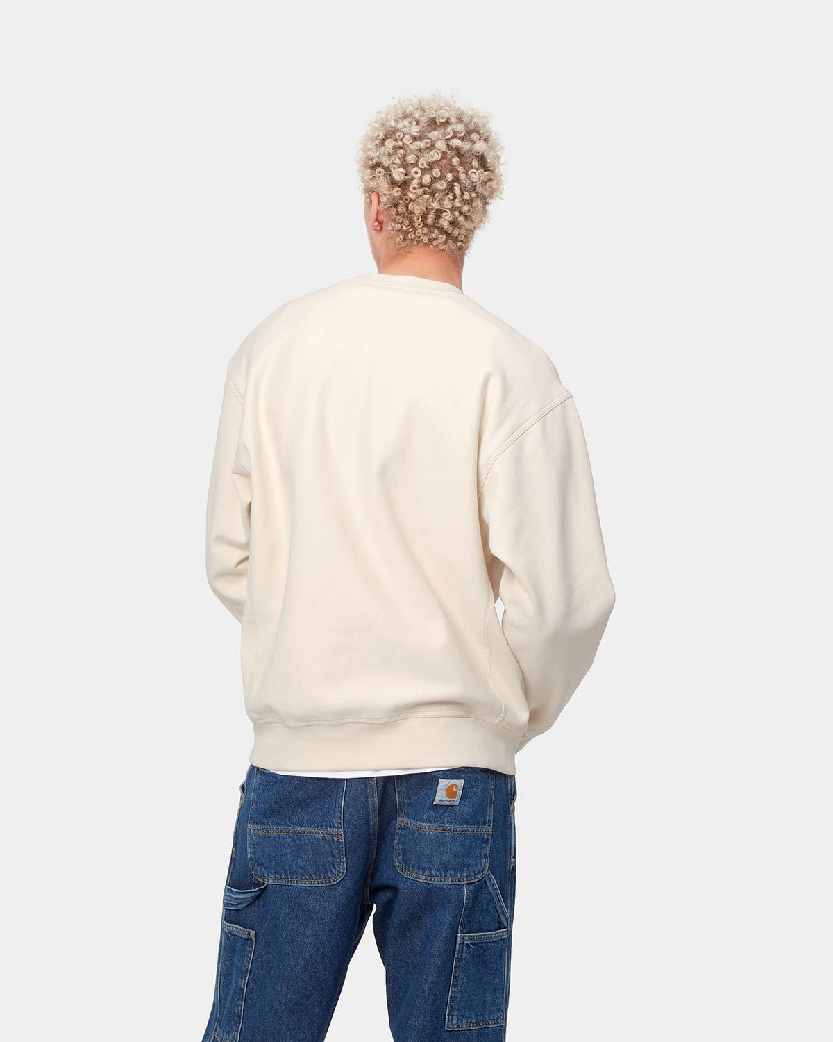 Carhartt WIP American Script Sweat - Natural | Carhartt WIP Sweaters & Knitwear | JEANSTORE