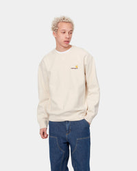 Carhartt WIP American Script Sweat - Natural | Carhartt WIP Sweaters & Knitwear | JEANSTORE