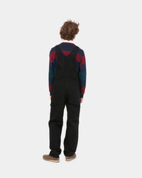 Carhartt WIP Bib Overall - Black Rinsed | Carhartt WIP Bibs & Overalls | JEANSTORE