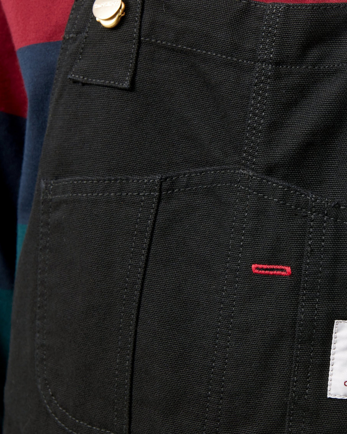 Carhartt WIP Bib Overall - Black Rinsed | Carhartt WIP Bibs & Overalls | JEANSTORE