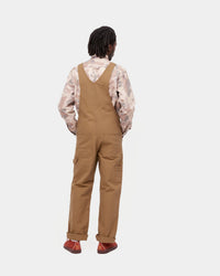 Carhartt WIP Bib Overall - Hamilton Brown Rinsed | Carhartt WIP Bibs & Overalls | JEANSTORE