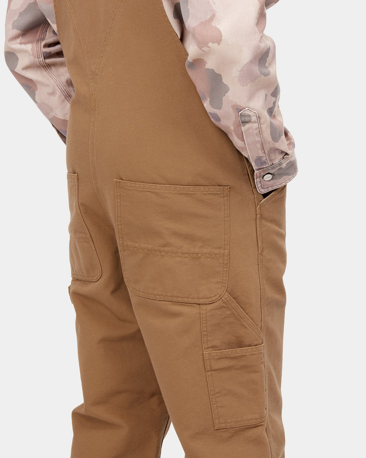 Carhartt WIP Bib Overall - Hamilton Brown Rinsed | Carhartt WIP Bibs & Overalls | JEANSTORE