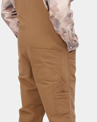 Carhartt WIP Bib Overall - Hamilton Brown Rinsed | Carhartt WIP Bibs & Overalls | JEANSTORE