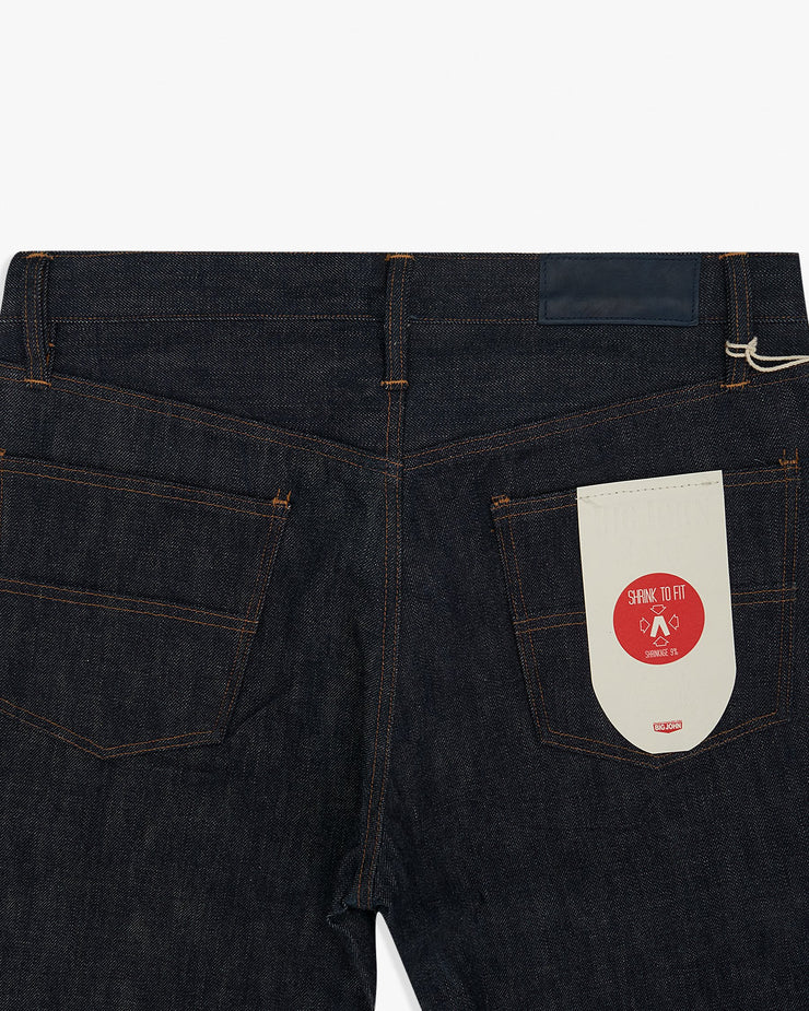 Big John RARE R008 Regular Fit Mens Jeans - 15.5oz Unsanforized Selvedge Denim / Indigo | Big John Jeans | JEANSTORE