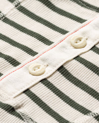 Hemen Biarritz Albar Breton Stripe Boxer Brief - Natural / Khaki | Hemen Biarritz Underwear | JEANSTORE
