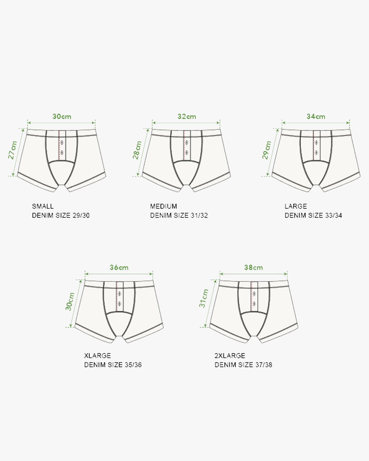 Hemen Biarritz Albar Breton Stripe Boxer Brief - Natural / Red | Hemen Biarritz Underwear | JEANSTORE