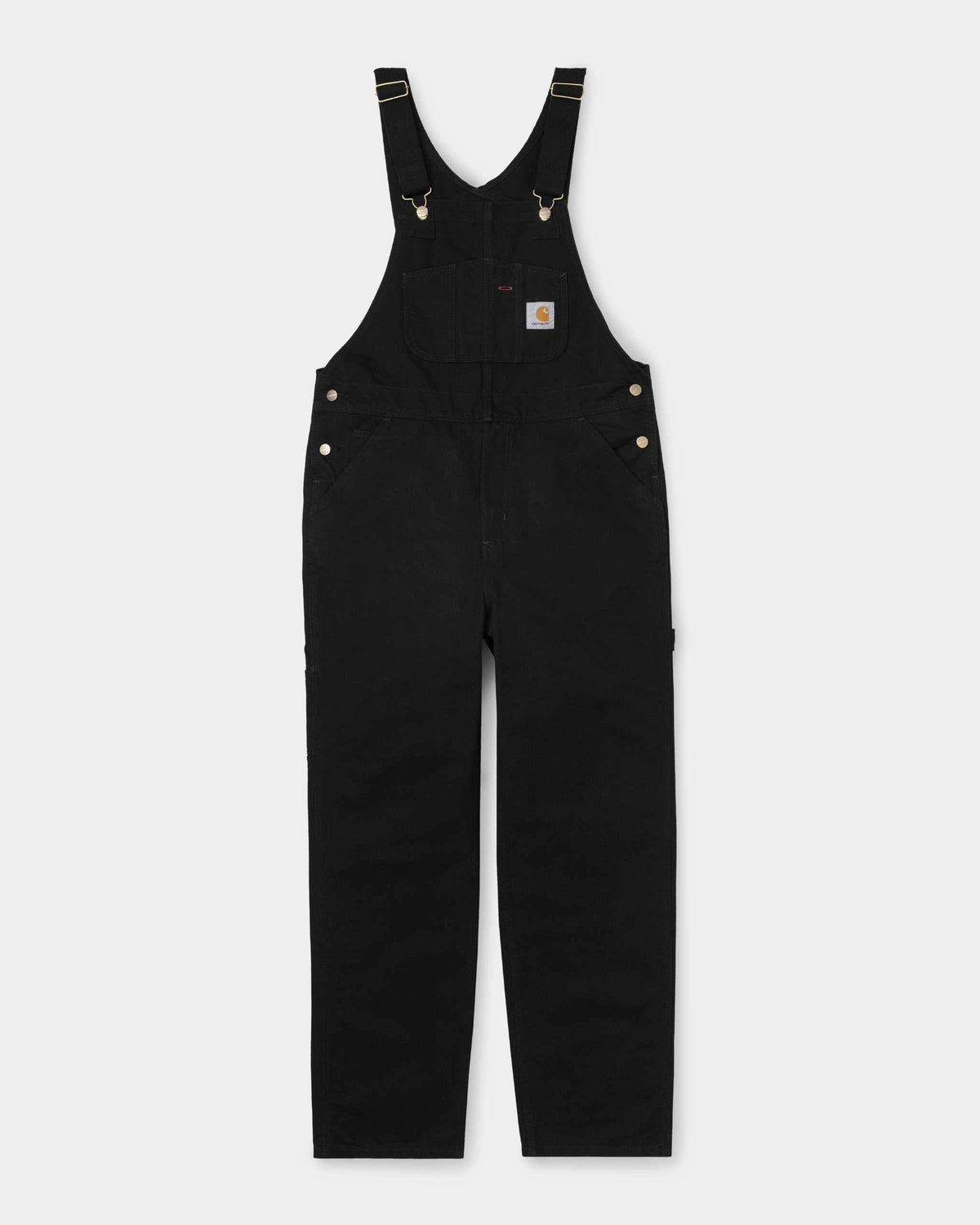 Carhartt WIP Bib Overall - Black Rinsed | Carhartt WIP Bibs & Overalls | JEANSTORE