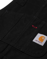 Carhartt WIP Bib Overall - Black Rinsed | Carhartt WIP Bibs & Overalls | JEANSTORE