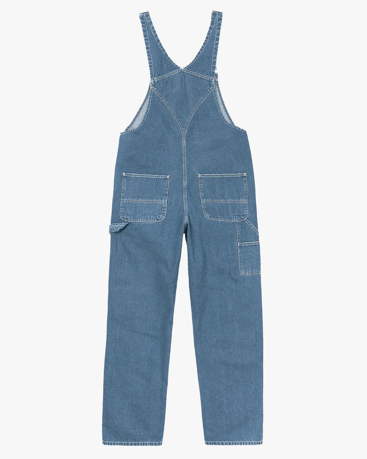 Carhartt WIP Bib Overall - Blue Stone Washed | Carhartt WIP Bibs & Overalls | JEANSTORE