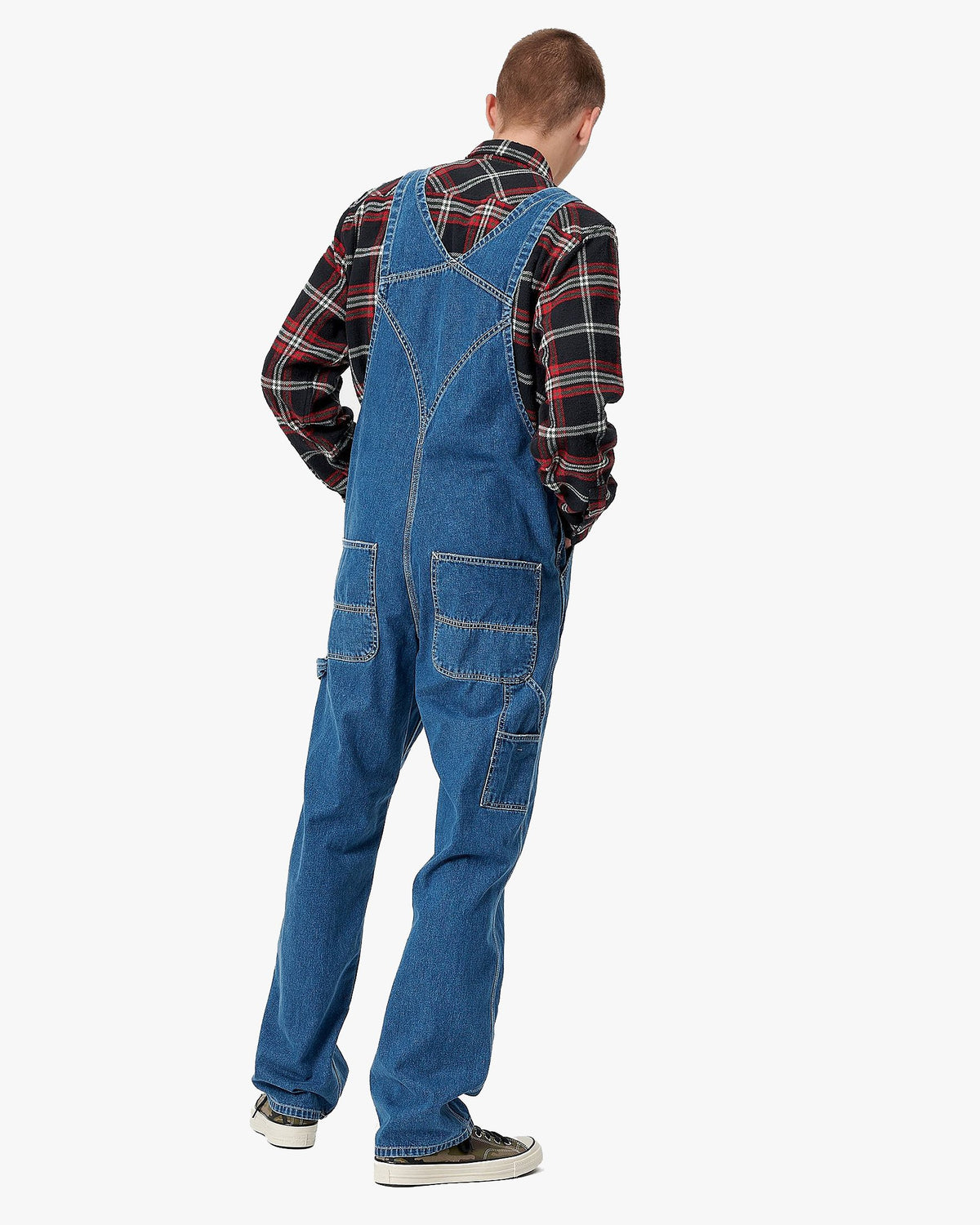 Carhartt WIP Bib Overall - Blue Stone Washed | Carhartt WIP Bibs & Overalls | JEANSTORE