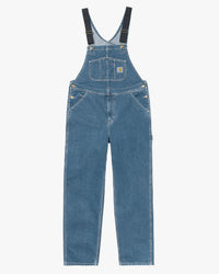 Carhartt WIP Bib Overall - Blue Stone Washed | Carhartt WIP Bibs & Overalls | JEANSTORE