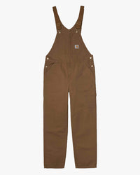 Carhartt WIP Bib Overall - Hamilton Brown Rinsed | Carhartt WIP Bibs & Overalls | JEANSTORE