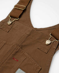 Carhartt WIP Bib Overall - Hamilton Brown Rinsed | Carhartt WIP Bibs & Overalls | JEANSTORE