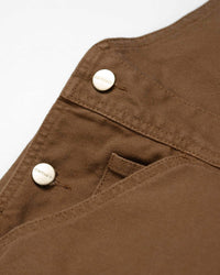 Carhartt WIP Bib Overall - Hamilton Brown Rinsed | Carhartt WIP Bibs & Overalls | JEANSTORE