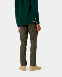 Carhartt WIP Sid Pant Slim Tapered Mens Chinos - Cypress Rinsed | Carhartt WIP Chinos & Trousers | JEANSTORE