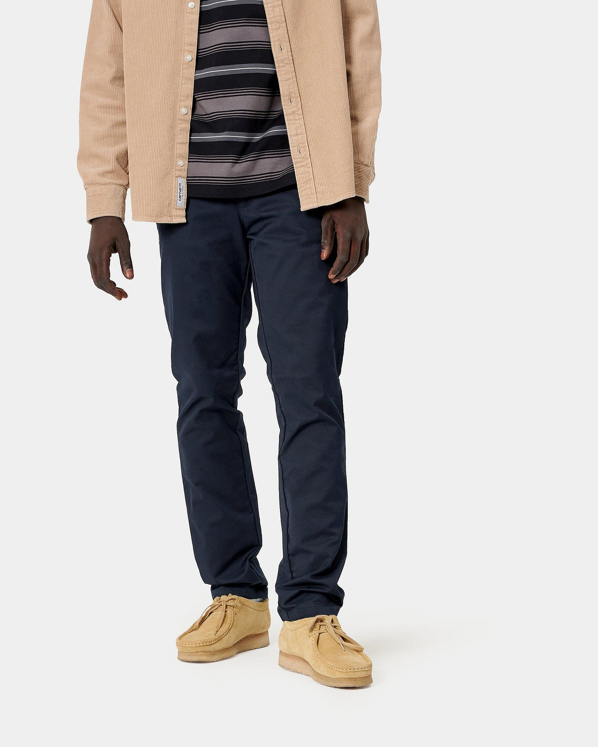 Carhartt WIP Sid Pant Slim Tapered Mens Chinos - Dark Navy Rinsed | Carhartt WIP Chinos & Trousers | JEANSTORE
