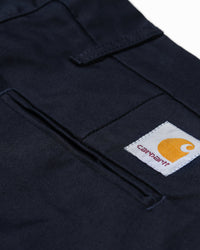 Carhartt WIP Sid Pant Slim Tapered Mens Chinos - Dark Navy Rinsed | Carhartt WIP Chinos & Trousers | JEANSTORE