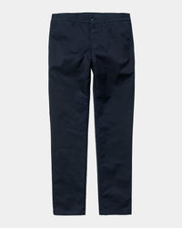 Carhartt WIP Sid Pant Slim Tapered Mens Chinos - Dark Navy Rinsed | Carhartt WIP Chinos & Trousers | JEANSTORE