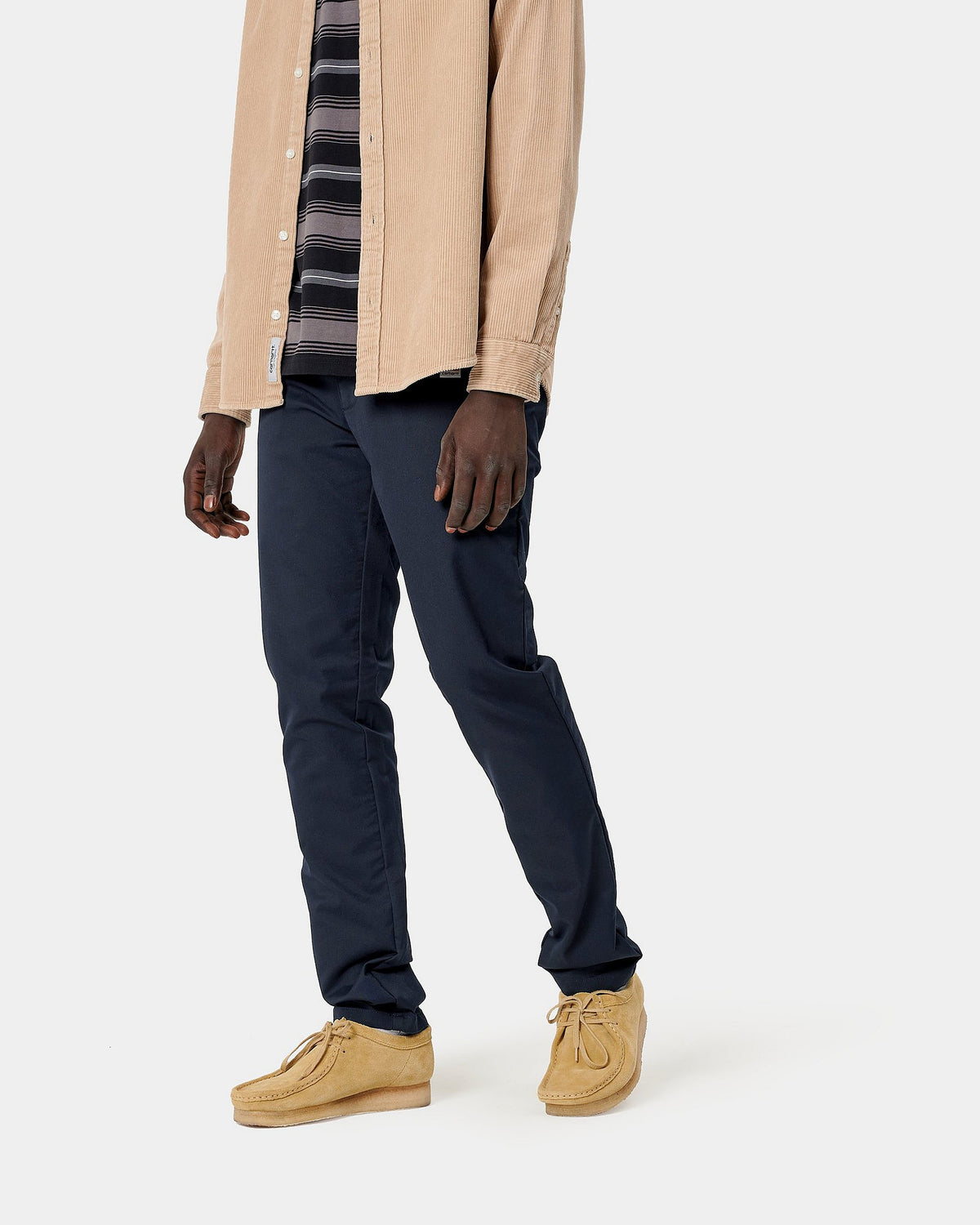 Carhartt WIP Sid Pant Slim Tapered Mens Chinos - Dark Navy Rinsed | Carhartt WIP Chinos & Trousers | JEANSTORE