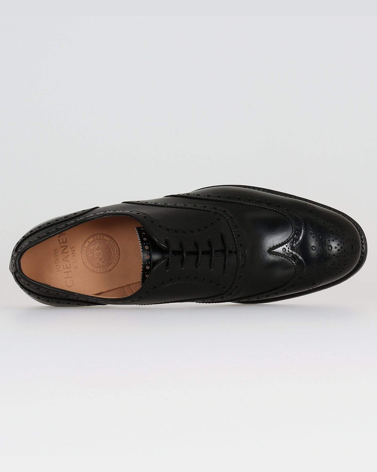 Cheaney Arthur III Oxford Brogue - Black Calf Leather | Cheaney Shoes Shoes | JEANSTORE